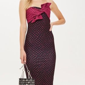 Bow Twist Midi Dress